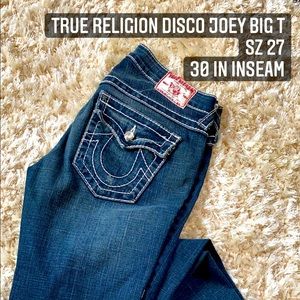 True Religion Disco Joey Big T 27x 30